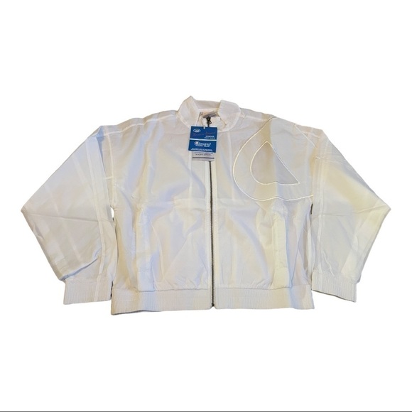 Champion Premium Reverse Weave track jacket Oversized C Logo white - Picture 4 of 15